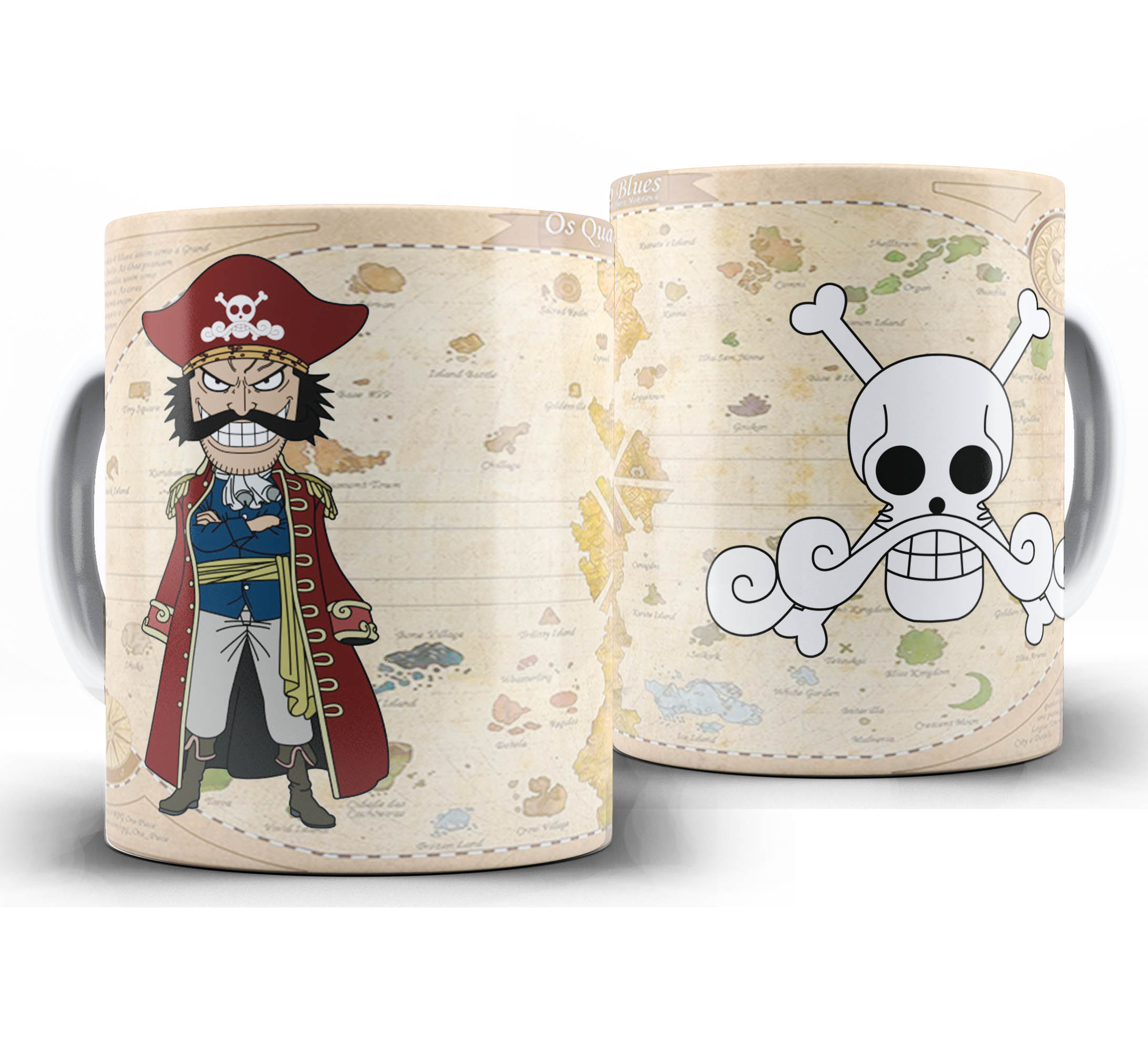 Caneca Anime - One Piece Chibi - Gol D Roger